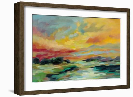 July Sunset-Silvia Vassileva-Framed Art Print