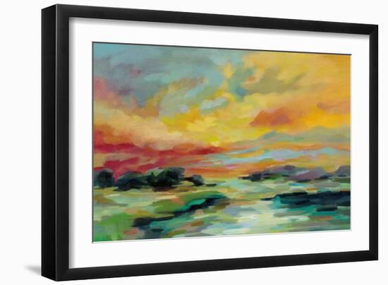 July Sunset-Silvia Vassileva-Framed Art Print