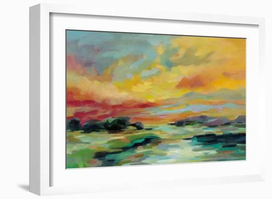 July Sunset-Silvia Vassileva-Framed Art Print