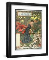 July-Eugene Grasset-Framed Giclee Print