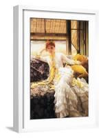 July-James Tissot-Framed Art Print