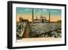 Juma Masjid Mosque, Delhi, India-null-Framed Art Print