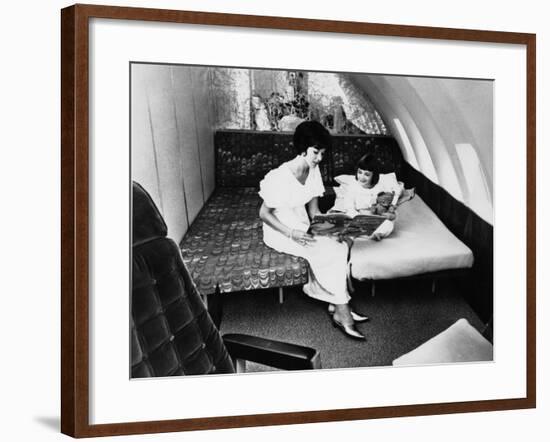 Jumbo Jet Bedtime Story-null-Framed Photographic Print