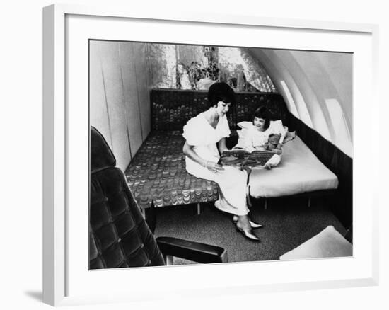 Jumbo Jet Bedtime Story-null-Framed Photographic Print