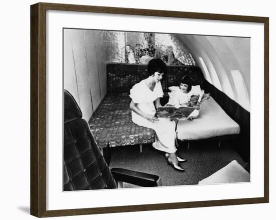 Jumbo Jet Bedtime Story-null-Framed Photographic Print