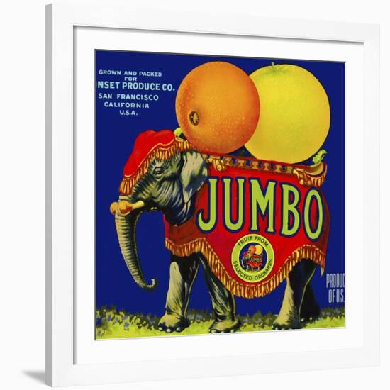 Jumbo Orange and Grapefruit-null-Framed Giclee Print