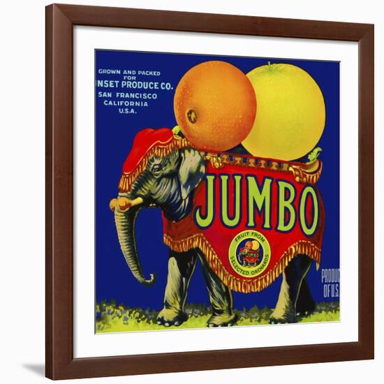 Jumbo Orange and Grapefruit-null-Framed Giclee Print