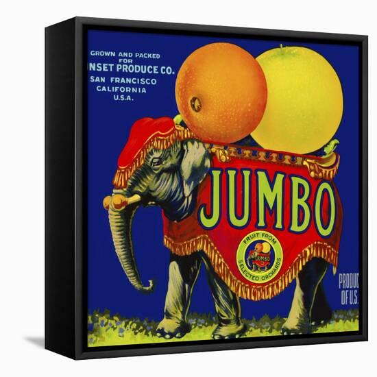 Jumbo Orange and Grapefruit-null-Framed Stretched Canvas