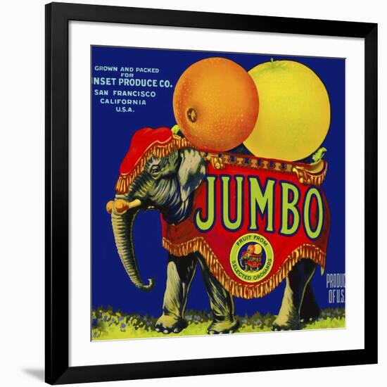 Jumbo Orange and Grapefruit-null-Framed Giclee Print