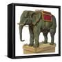 Jumbo Standing Ready to Give Someone a Ride-null-Framed Stretched Canvas