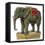 Jumbo Standing Ready to Give Someone a Ride-null-Framed Stretched Canvas