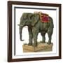 Jumbo Standing Ready to Give Someone a Ride-null-Framed Art Print