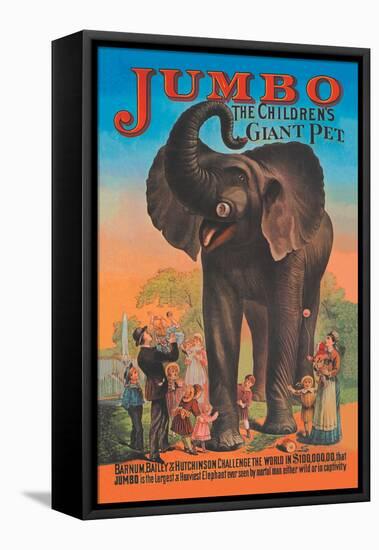 Jumbo, The Children's Giant Pet-null-Framed Stretched Canvas