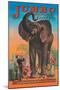 Jumbo, The Children's Giant Pet-null-Mounted Art Print