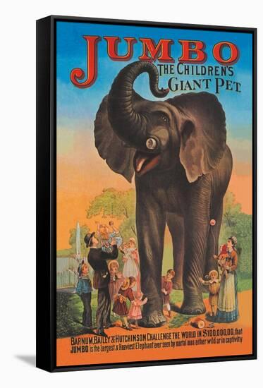 Jumbo, The Children's Giant Pet-null-Framed Stretched Canvas