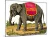 Jumbo the Elephant-null-Mounted Art Print