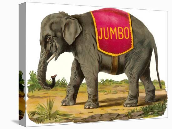 Jumbo the Elephant-null-Stretched Canvas