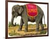 Jumbo the Elephant-null-Framed Art Print