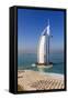 Jumeirah Beach, Burj Al Arab Hotel, Dubai, United Arab Emirates, Middle East-Gavin Hellier-Framed Stretched Canvas