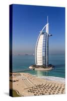 Jumeirah Beach, Burj Al Arab Hotel, Dubai, United Arab Emirates, Middle East-Gavin Hellier-Stretched Canvas