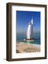 Jumeirah Beach, Burj Al Arab Hotel, Dubai, United Arab Emirates, Middle East-Gavin Hellier-Framed Photographic Print