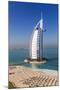 Jumeirah Beach, Burj Al Arab Hotel, Dubai, United Arab Emirates, Middle East-Gavin Hellier-Mounted Photographic Print