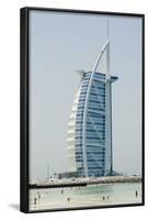 Jumeirah Beach with Burj Al Arab Hotel Dubai, United Arab Emirates-Michael DeFreitas-Framed Photographic Print