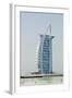 Jumeirah Beach with Burj Al Arab Hotel Dubai, United Arab Emirates-Michael DeFreitas-Framed Photographic Print