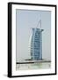 Jumeirah Beach with Burj Al Arab Hotel Dubai, United Arab Emirates-Michael DeFreitas-Framed Photographic Print