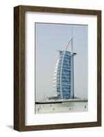 Jumeirah Beach with Burj Al Arab Hotel Dubai, United Arab Emirates-Michael DeFreitas-Framed Photographic Print