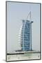 Jumeirah Beach with Burj Al Arab Hotel Dubai, United Arab Emirates-Michael DeFreitas-Mounted Photographic Print