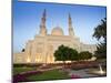 Jumeirah Mosque at Dusk, Dubai, United Arab Emirates-Neil Farrin-Mounted Photographic Print