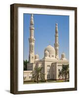 Jumeirah Mosque, Dubai City, Dubai, United Arab Emirates, Middle East-Neale Clark-Framed Photographic Print