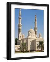 Jumeirah Mosque, Dubai City, Dubai, United Arab Emirates, Middle East-Neale Clark-Framed Photographic Print