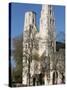 Jumieges Abbey Church, Seine-Maritime, Normandy, France, Europe-null-Stretched Canvas