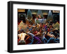 Jump Off-Frank Morrison-Framed Art Print