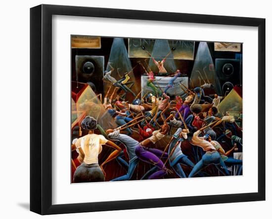 Jump Off-Frank Morrison-Framed Art Print