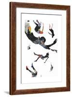 Jump-Alex Cherry-Framed Art Print