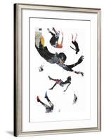 Jump-Alex Cherry-Framed Art Print