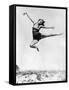 Jumping Athlete-null-Framed Stretched Canvas