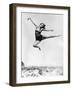 Jumping Athlete-null-Framed Photographic Print