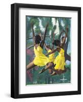 Jumping for Joy-Gregory Myrick-Framed Art Print