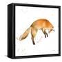 Jumping Fox-Katrina Pete-Framed Stretched Canvas