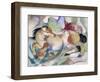 Jumping Horse, 1913-Franz Marc-Framed Giclee Print