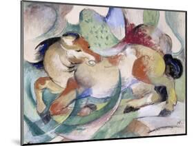 Jumping Horse, 1913-Franz Marc-Mounted Giclee Print
