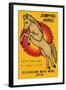 Jumping Horse Safety Matches-null-Framed Art Print