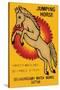 Jumping Horse Safety Matches-null-Stretched Canvas