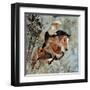 Jumping Horse-Pol Ledent-Framed Art Print