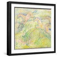 Jumping Horses, 1910-Franz Marc-Framed Giclee Print