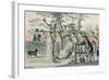 Jumping in Sacks-Isaac Robert Cruikshank-Framed Giclee Print